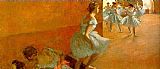 Dancers Climbing the Stairs by Edgar Degas